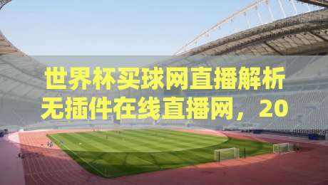 世界杯买球网直播解析无插件在线直播网，2026球迷必看的高清选择
