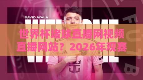 世界杯堵球直播网视频直播网站?2026年观赛指南来了! 世界杯堵球直播网视频直播网站?2026年观赛指南来了!