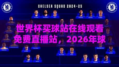 世界杯买球站在线观看免费直播站,2026年球迷必看指南【世界杯买球站在线观看免费直播站】