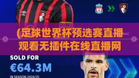 (足球世界杯预选赛直播观看无插件在线直播网),2026年看球新姿势:无插件直播到底有多香?