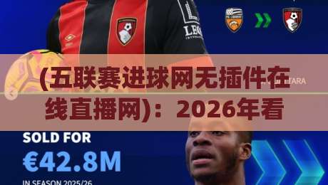 (五联赛进球网无插件在线直播网):2026年看球新姿势,这届球迷有福了