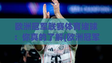 欧洲冠军联赛体育堵球:你真的了解(欧洲冠军联赛体育堵球)背后的门道吗? 欧洲冠军联赛体育堵球:你真的了解(欧洲冠军联赛体育堵球)背后的门道吗?