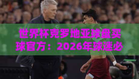 世界杯克罗地亚球盘买球官方：2026年球迷必读的投注指南