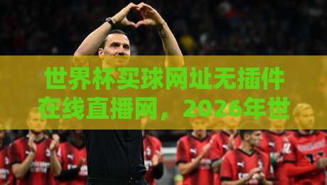 世界杯买球网址无插件在线直播网,2026年世界杯观赛新姿势!
