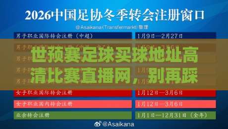 世预赛足球买球地址高清比赛直播网,别再踩坑了!【世预赛直播】