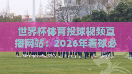 世界杯体育投球视频直播网站:2026年看球必备的5个实战技巧