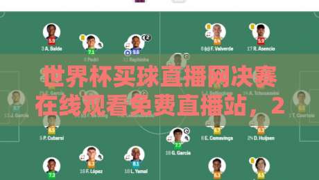 世界杯买球直播网决赛在线观看免费直播站,2026年球迷必知的三大真相