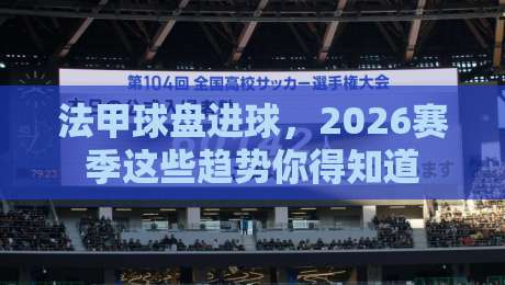 法甲球盘进球,2026赛季这些趋势你得知道 法甲球盘进球,2026赛季这些趋势你得知道