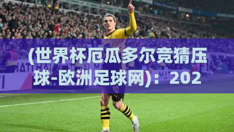 (世界杯厄瓜多尔竞猜压球-欧洲足球网):2026世界杯厄瓜多尔竞猜压球全攻略 (世界杯厄瓜多尔竞猜压球-欧洲足球网):2026世界杯厄瓜多尔竞猜压球全攻略