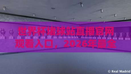 世界杯堵球站直播官网观看入口，2026年最全指南！(世界杯堵球站直播官网观看入口)