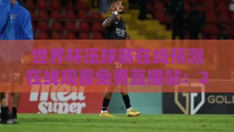 世界杯压球赛在线预测在线观看免费直播站:2026年球迷必知的五大平台与避坑指南